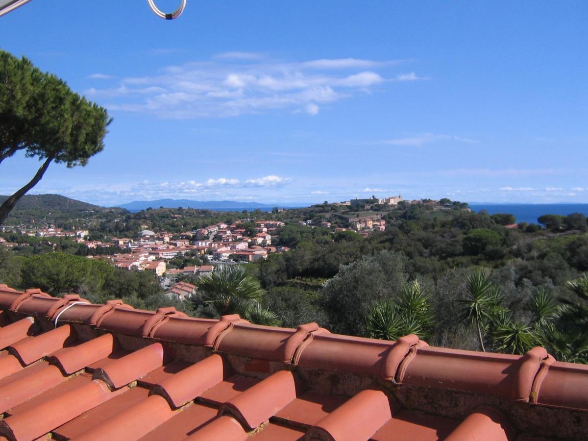 Studio-Appartment In Landhaus Mit Meerblick Porto Azzurro Extérieur photo