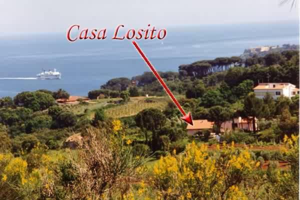 Studio-Appartment In Landhaus Mit Meerblick Porto Azzurro Extérieur photo